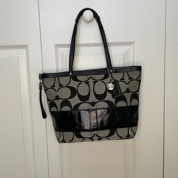 Coach Monogram Tote - Picture 1 of 13